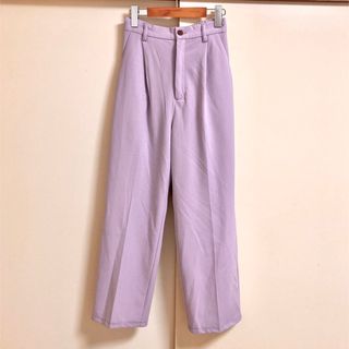 ★☆w closet☆ハイウエストセンタープレスパンツ