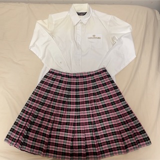 リズリサドール(LIZ LISA doll)の【上下セット】リズリサドール　スカート　ワイシャツ　かわいい　チェック(ひざ丈スカート)