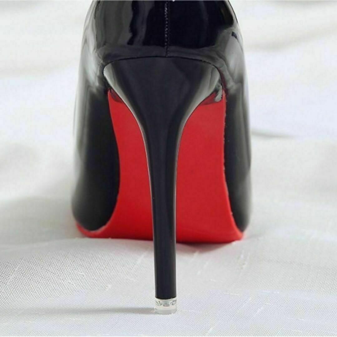 ブラック 24.0cm 10cmヒール ハイヒール シューズ レディースの靴/シューズ(ハイヒール/パンプス)の商品写真