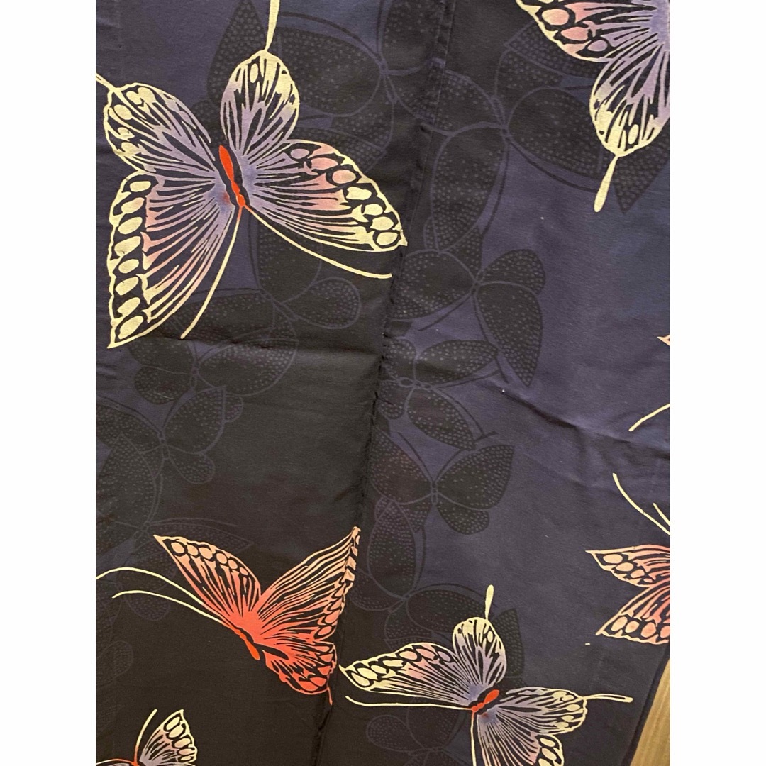 浴衣 紺 染め 呉服店 オーダーメイド 蝶 紫 ピンク 赤 花柄 夏 浴衣 紺 染め 呉服店 オーダーメイド 蝶 紫 ピンク 赤 花柄 夏