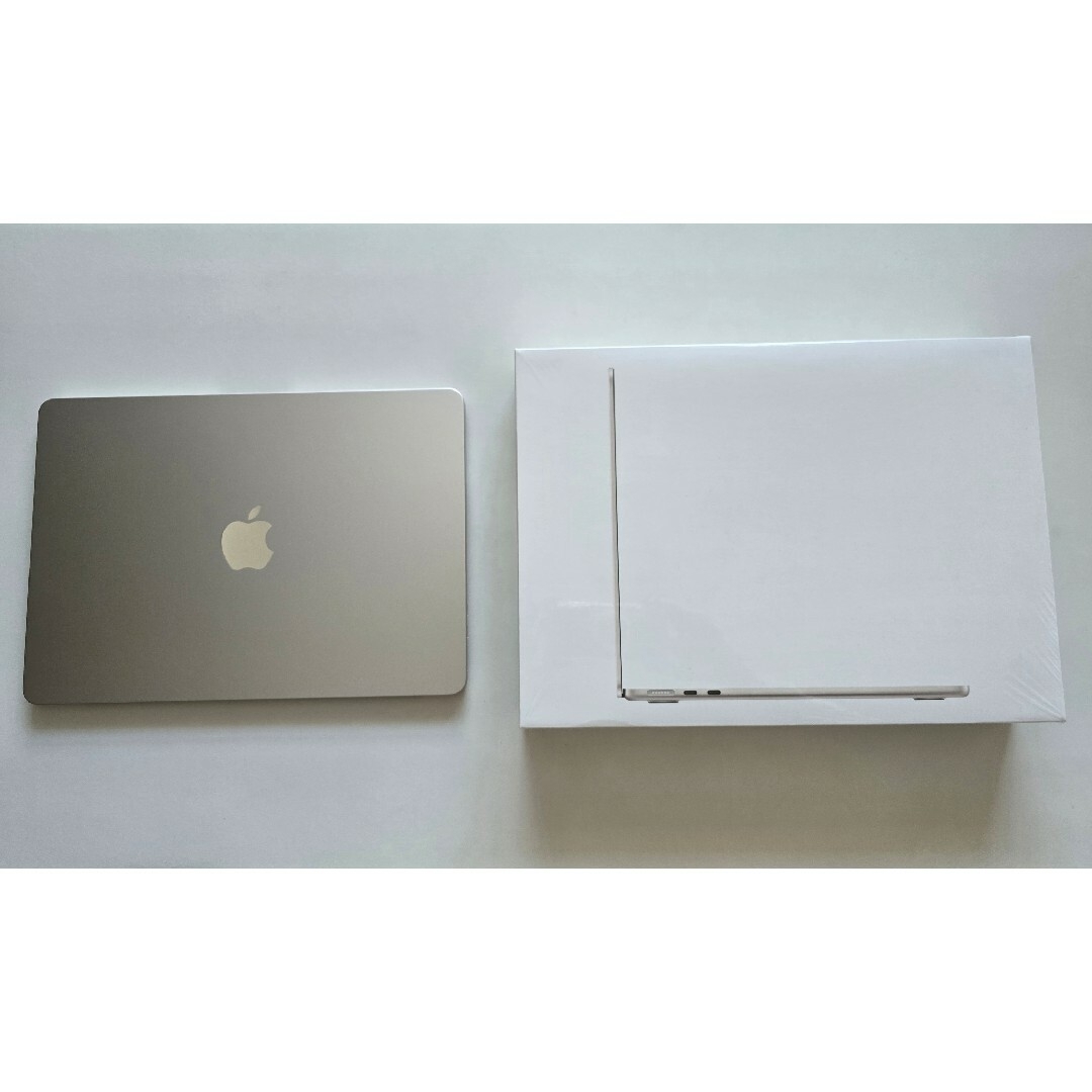 Apple(アップル)の【中古美品】MacBook Air 13インチ Apple M2 スターライト スマホ/家電/カメラのPC/タブレット(ノートPC)の商品写真