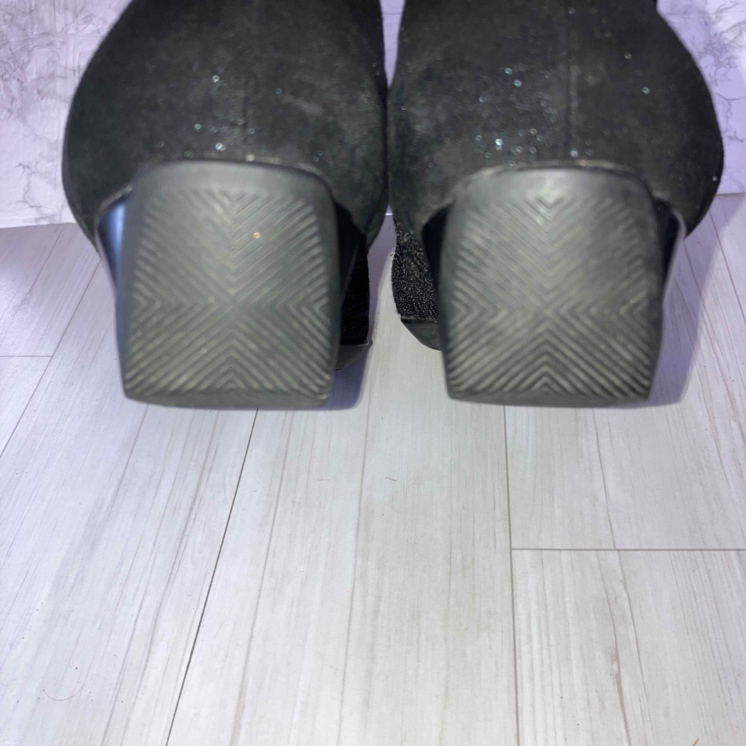 fitfit(フィットフィット)のフィットフィット パンプス　25㎝ ブラック　切り替え レディースの靴/シューズ(ハイヒール/パンプス)の商品写真