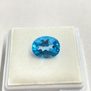 天然ブルートパーズ 3.0ct ルース ジュエリー(その他)