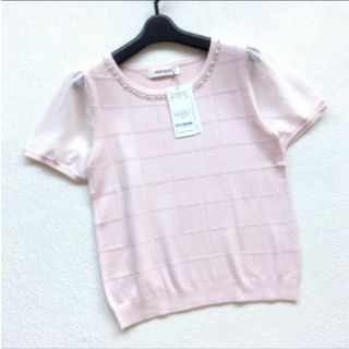 MISCH MASCH ミッシュマッシュ シアーパフ袖ニット