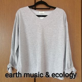 earth music & ecology - 新品 アースミュージックアンドエコロジー カットソー グレー トップス 春服