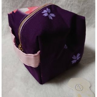 【ハンドメイド】桜 四角ポーチ 1(ポーチ)