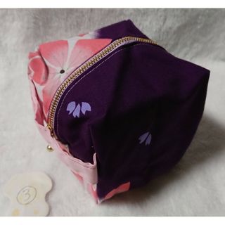 【ハンドメイド】桜 四角ポーチ 3(ポーチ)