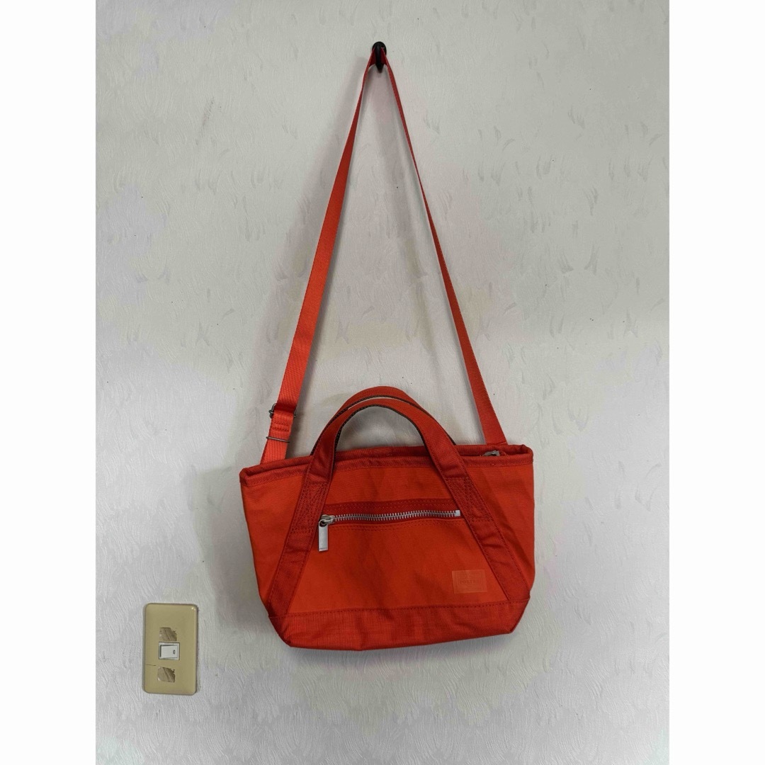PORTER - PORTER ポーター HOOVER 2WAY TOTE BAG オレンジ美品の PORTER - PORTER ポーター HOOVER 2WAY TOTE BAG オレンジ美品の