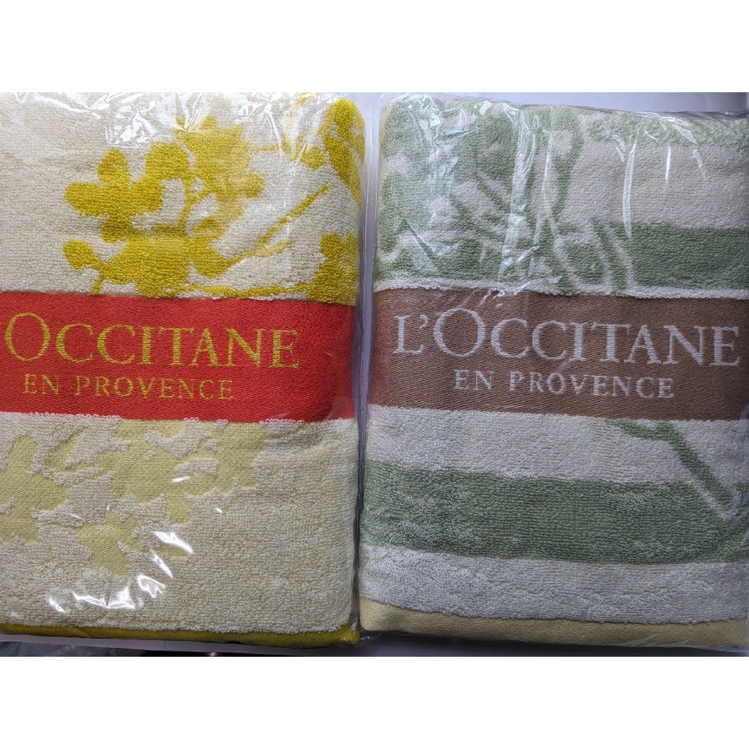 L'OCCITANE(ロクシタン)のL'OCCITANEバスタオル２種 インテリア/住まい/日用品の日用品/生活雑貨/旅行(タオル/バス用品)の商品写真