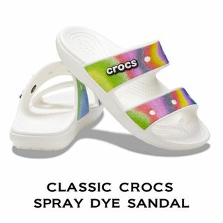 クロックス(crocs)の26cm クロックス クラシック スプレイ ダイ サンダル M8W10(サンダル)