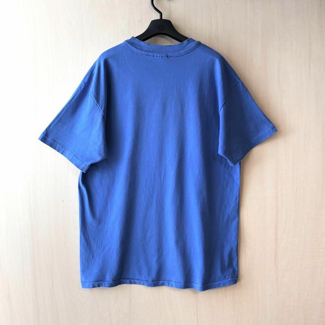 Hanes(ヘインズ)の90sUSA製古着　ヴィンテージ　ヘインズ　Tシャツ　ボックスロゴ　ニューヨーク メンズのトップス(Tシャツ/カットソー(半袖/袖なし))の商品写真