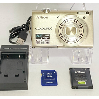 ニコン(Nikon)のNikon coolpix s5100 ニコン　デジカメ　SDカード付【2GB】(コンパクトデジタルカメラ)