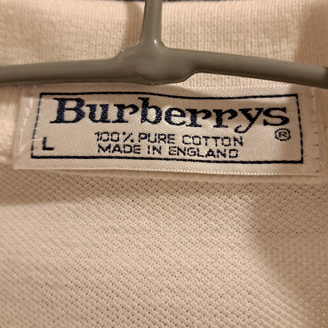 BURBERRY(バーバリー)のBURBERRY　ポロシャツ　Lサイズ　ヴィンテージ メンズのトップス(ポロシャツ)の商品写真