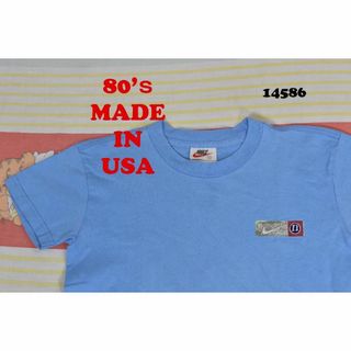 ナイキ(NIKE)のナイキ USA製 80s Tシャツ 銀タグ オリジナル 綿100％ NIKE(Tシャツ/カットソー(半袖/袖なし))