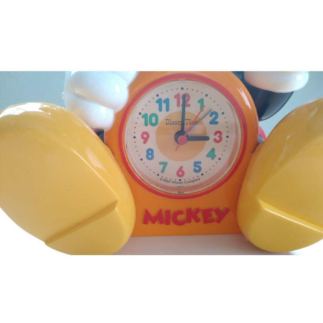 ミッキーマウス(ミッキーマウス)の【ジャンク】ミッキー しゃべる 目覚まし時計 ディズニー レトロ インテリア エンタメ/ホビーのおもちゃ/ぬいぐるみ(キャラクターグッズ)の商品写真