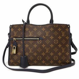 ルイヴィトン(LOUIS VUITTON)のルイ ヴィトン ポパンクール PM 2WAY 斜め掛け ショルダー トート ハンドバッグ モノグラム マリーヌ ネイビー 紺 ゴールド金具 M43434 箱付 LOUIS VUITTON（新品・未使用品）(ハンドバッグ)