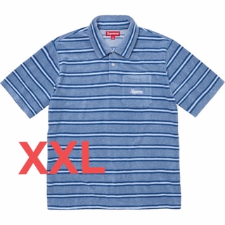 シュプリーム(Supreme)のXXL Supreme Stripe Terry S/S Polo (ポロシャツ)