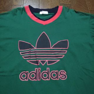 アディダス(adidas)のadidas　DESCENTE　Tシャツ　L　90S　古着(Tシャツ/カットソー(半袖/袖なし))