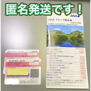 ANA(全日本空輸) - ANA 株主優待券　２枚と冊子　セット　匿名発送です