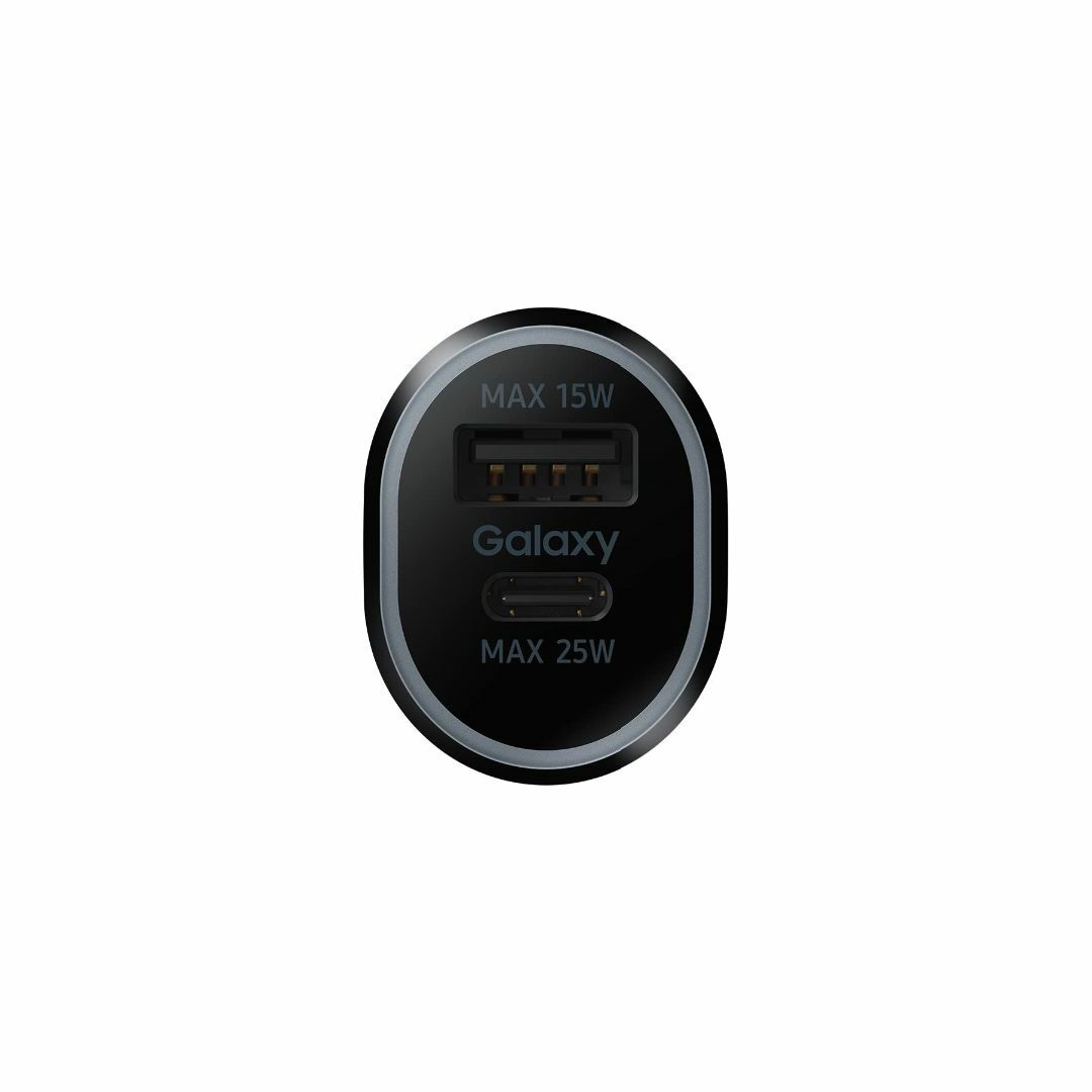 【人気商品】Galaxy Car Charger Duo/ブラック [Galax スマホ/家電/カメラのスマホアクセサリー(その他)の商品写真