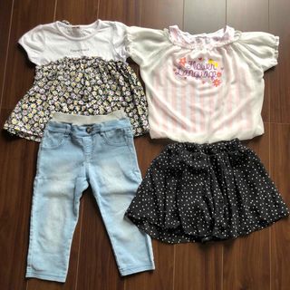 バースデイ(バースデイ)のバースデイ　子ども　女の子　120センチ　上下　2セット(Tシャツ/カットソー)