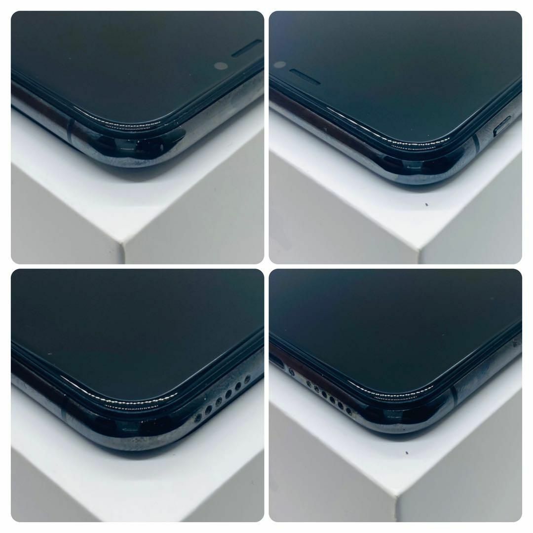 Apple(アップル)の【高品質】iPhoneX ブラック 64GB SIMフリー 本体 保証付き スマホ/家電/カメラのスマートフォン/携帯電話(スマートフォン本体)の商品写真