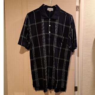 バーバリー(BURBERRY)のBURBERRY　ポロシャツ　Lサイズ　ヴィンテージ(ポロシャツ)