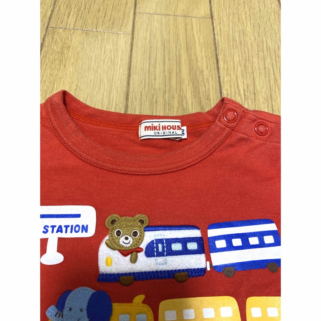 mikihouse(ミキハウス)のミキハウス　Tシャツ　3枚セット　90サイズ キッズ/ベビー/マタニティのキッズ服男の子用(90cm~)(Tシャツ/カットソー)の商品写真