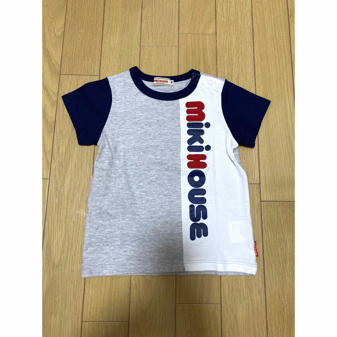 mikihouse(ミキハウス)のミキハウス　Tシャツ　3枚セット　90サイズ キッズ/ベビー/マタニティのキッズ服男の子用(90cm~)(Tシャツ/カットソー)の商品写真