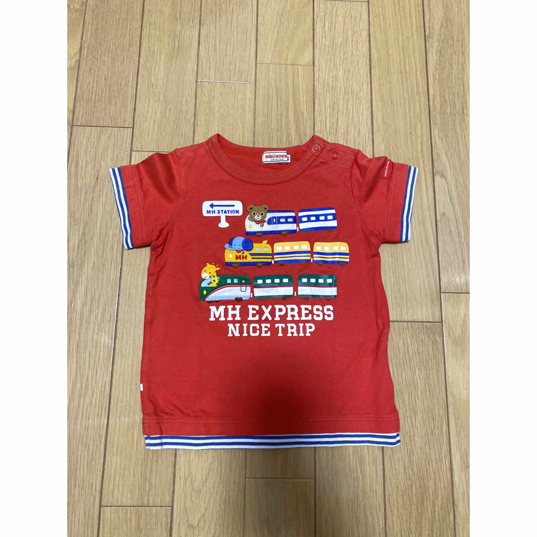 mikihouse(ミキハウス)のミキハウス　Tシャツ　3枚セット　90サイズ キッズ/ベビー/マタニティのキッズ服男の子用(90cm~)(Tシャツ/カットソー)の商品写真