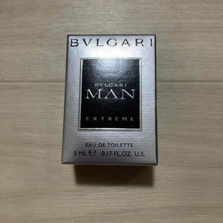 ブルガリ(BVLGARI)の未使用 ブルガリマンエクストレーム 5ml ミニ香水 BVLGARI MAN(ユニセックス)