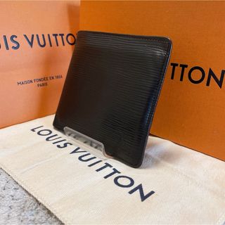 ルイヴィトン(LOUIS VUITTON)の【極美品】ルイヴィトン ポルトフォイユ マルコ エピノワール  2つ折り財布(財布)