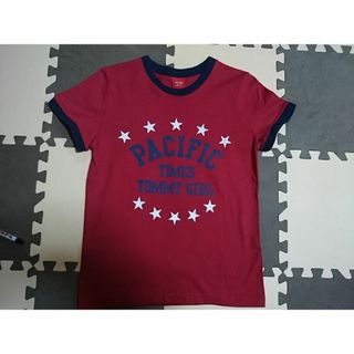 tommy girl - TOMMY GIRL リンガーTシャツ 赤 M I-17