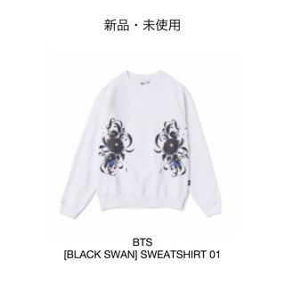 ボウダンショウネンダン(防弾少年団(BTS))の【新品・未使用】BTS [BLACK SWAN] SWEATSHIRT 01 M(トレーナー/スウェット)