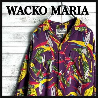 ワコマリア(WACKO MARIA)の9773【総柄デザイン】ワコマリア☆人気カラー定番長袖シャツ　入手困難　美品(シャツ)