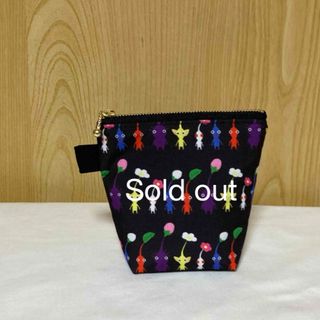 Sold out【O】ファスナーポーチ　ピクミン　ハンドメイド(ポーチ)