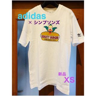 アディダス(adidas)のアディダス  adidas ザ・シンプソンズ クラスティバーガー Tシャツ新品(Tシャツ/カットソー(半袖/袖なし))