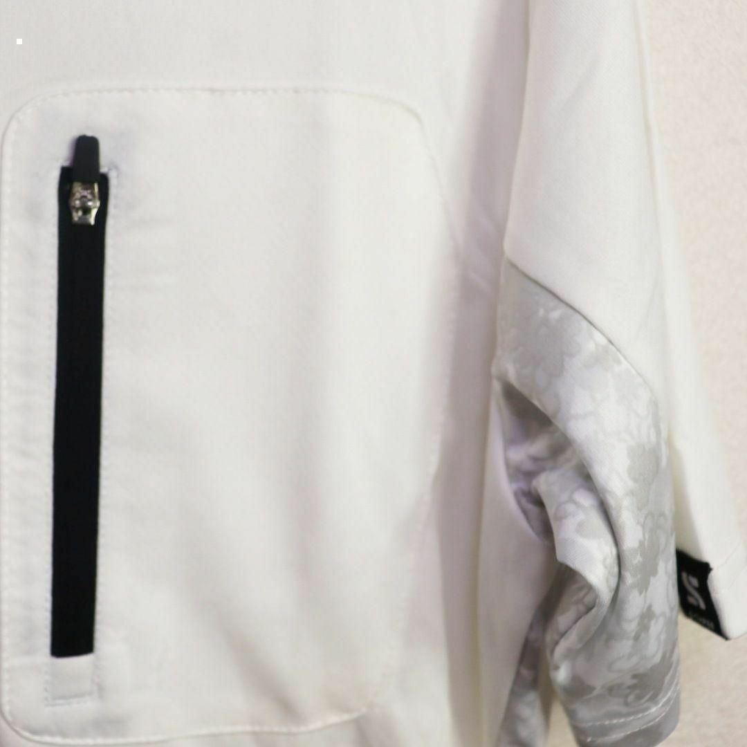 【新品】カッコいいデザイン　 ポロシャツ　 半袖　スポーツウェア　ゴルフウェア メンズのトップス(ポロシャツ)の商品写真