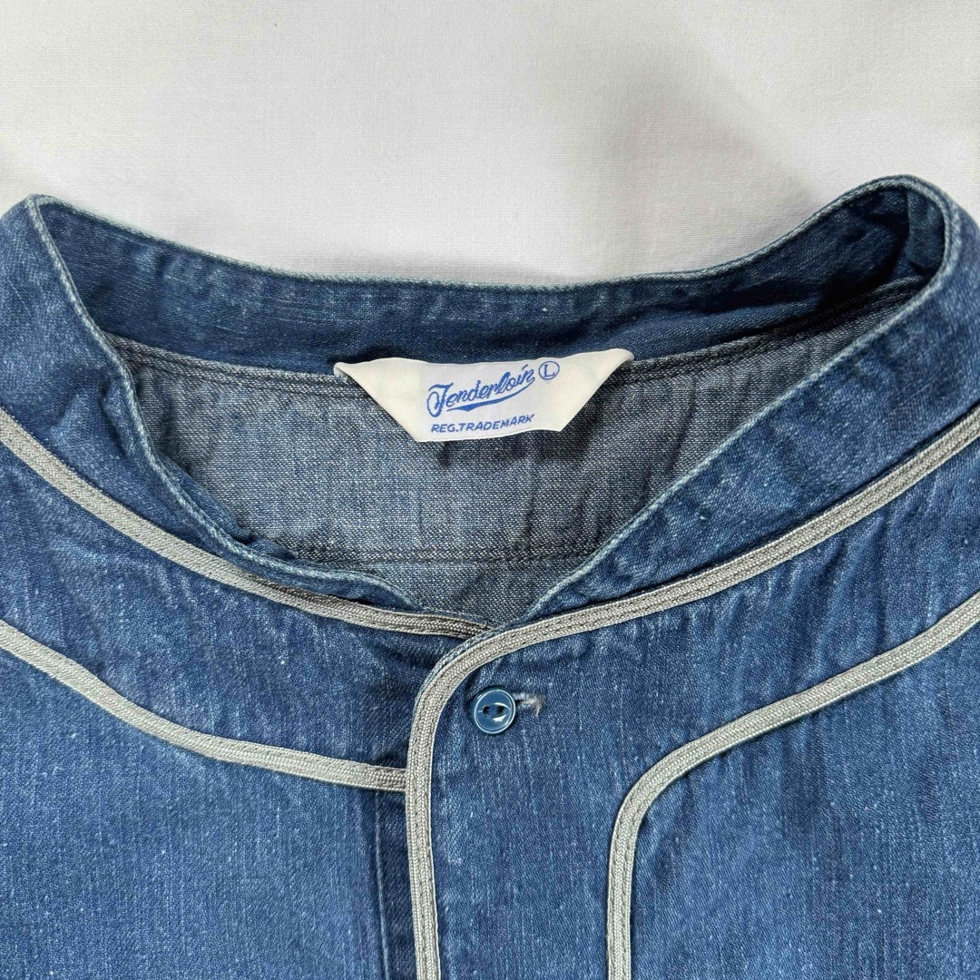 TENDERLOIN(テンダーロイン)のテンダーロイン　デニム　ベースボール　シャツ　半袖　L  baseball メンズのトップス(シャツ)の商品写真