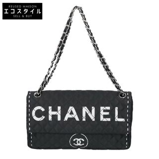 シャネル(CHANEL)のシャネル ロゴ サテン キルティング チェーン(ショルダーバッグ)