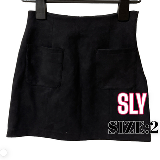 スライ(SLY)のSLY ♥ 激かわ シンプル ポケット スエード スカート(ミニスカート)