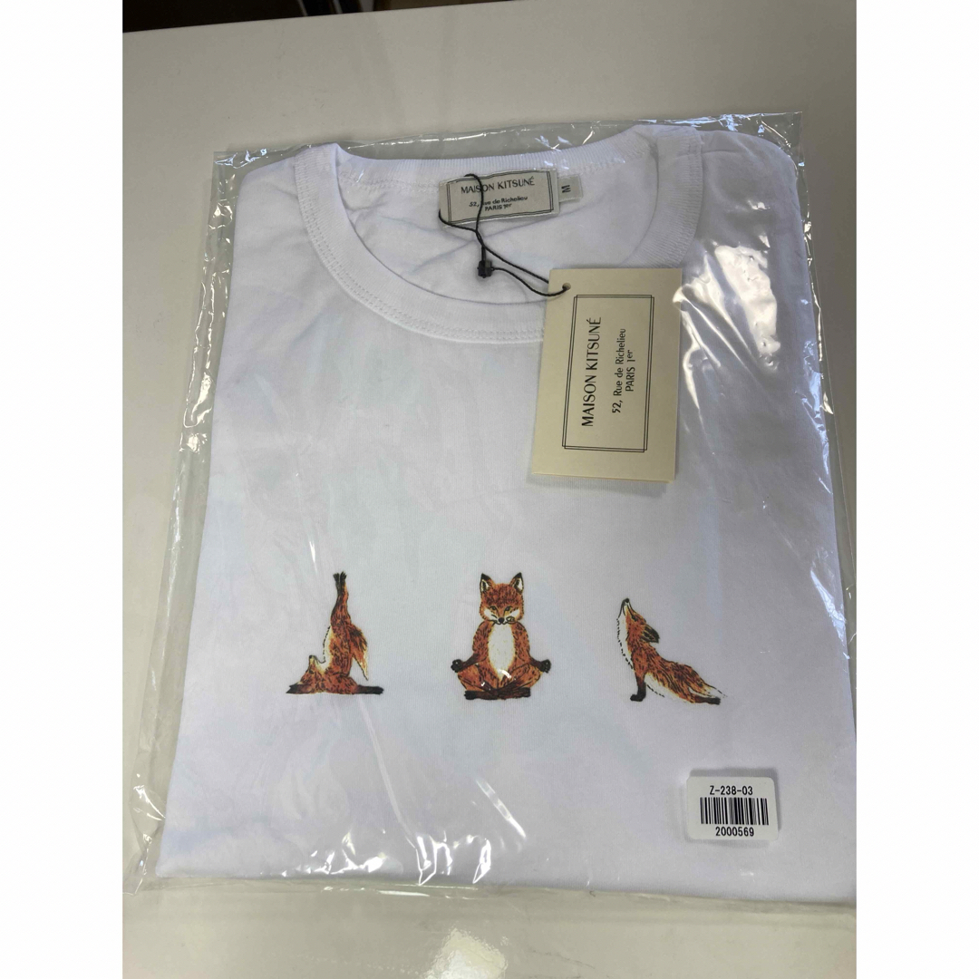 MAISON KITSUNE'(メゾンキツネ)のMAISON KITSUNE メゾン キツネ 半袖 Tシャツ　Mサイズ メンズのトップス(Tシャツ/カットソー(半袖/袖なし))の商品写真