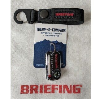 BRIEFING - ブリーフィング◆キーホルダー＆温度計 コンパス 黒◆新品