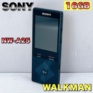 ソニー(SONY)のSONY ソニー　WALKMAN ウォークマン　NW-A25 ブラック16GB(ポータブルプレーヤー)