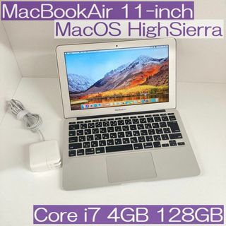 アップル(Apple)の●MacBookAir 11inch Mid2011 i7 4GB 128GB(ノートPC)