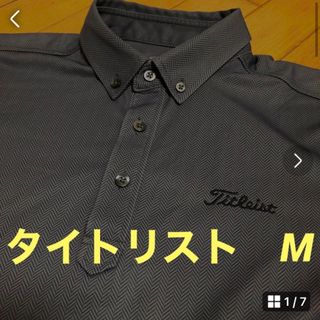 タイトリスト(Titleist)の美品　タイトリスト半袖ポロシャツ　M(ポロシャツ)