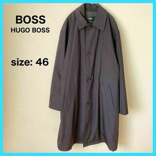 ヒューゴボス(HUGO BOSS)のHUGO BOSS ヒューゴボス ステンカラーコート アウター コート メンズ(ステンカラーコート)