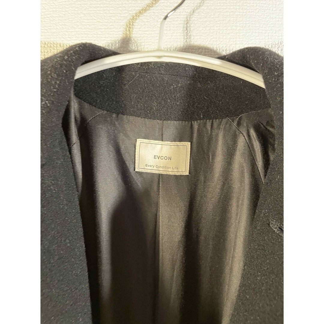 1LDK SELECT(ワンエルディーケーセレクト)のevcon  wool stain collar coat メンズのジャケット/アウター(ステンカラーコート)の商品写真
