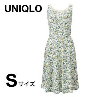 ユニクロ(UNIQLO)のUNIQLO リバティ柄ブラトップ ワンピース(ひざ丈ワンピース)