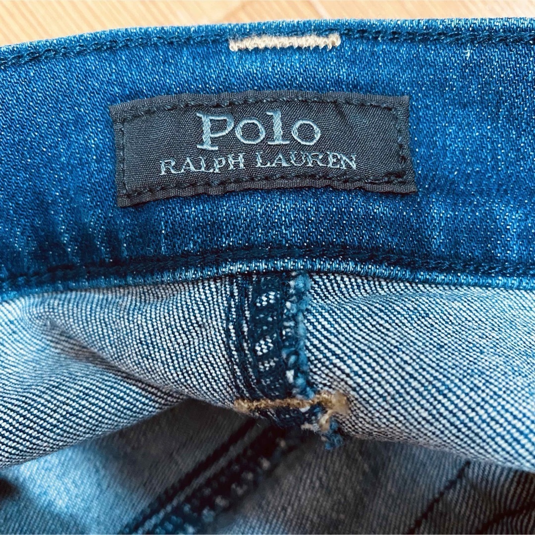 POLO RALPH LAUREN(ポロラルフローレン)のポロ ラルフローレン デニムスカート  レディースのスカート(ひざ丈スカート)の商品写真